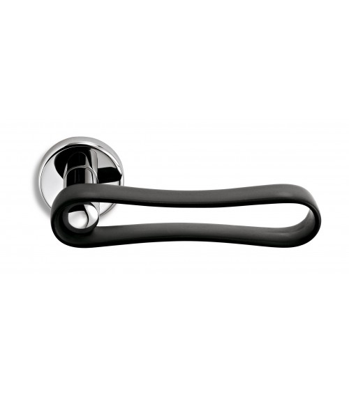 Maniglia per porta nera Ento Infinito maniglia design