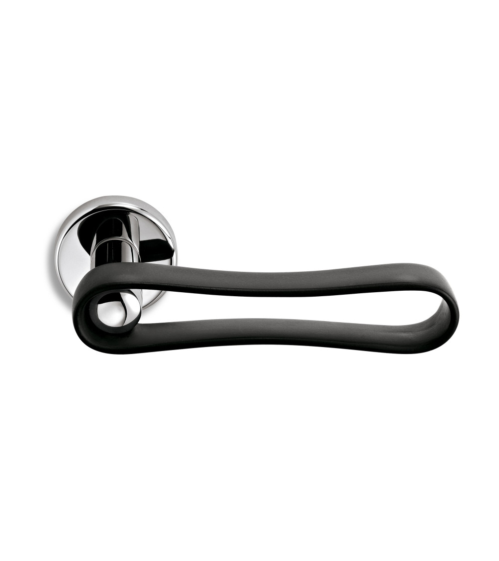 Maniglia per porta nera Ento Infinito maniglia design