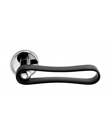 Maniglia per porta nera Ento Infinito maniglia design