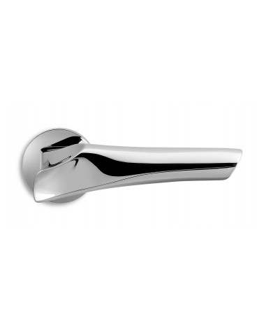 Maniglia porta cromo lucido Ento Anatomica maniglia design