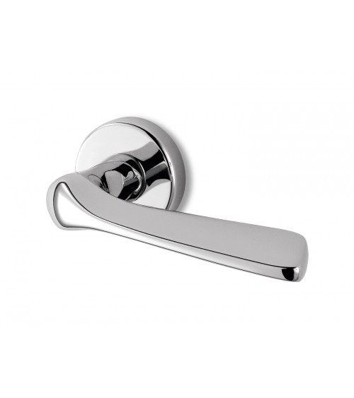 Maniglia per porta cromo lucido Ento Dafne design