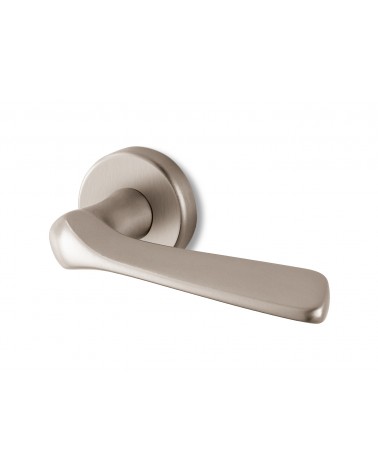 Maniglia per porta nichel satinato Ento Dafne maniglia design