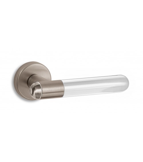 Maniglia per porta in ottone e cristallo Ento Drop maniglia design