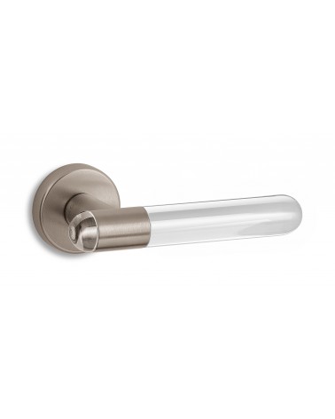 Maniglia per porta in ottone e cristallo Ento Drop maniglia design