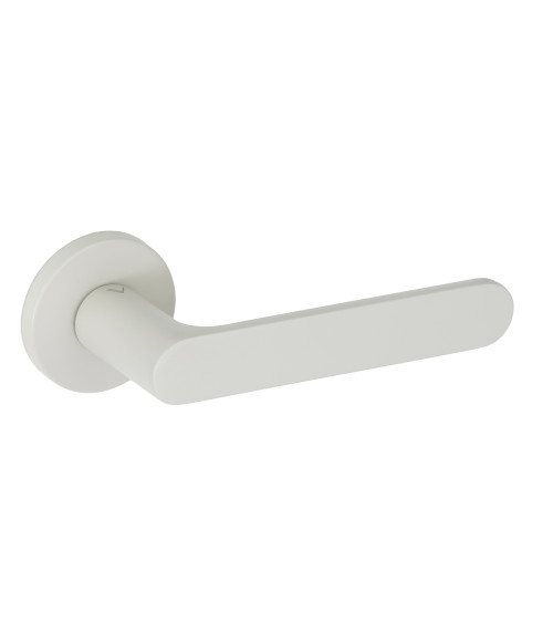 Maniglia per porta moderna in zamak CREO rotonda