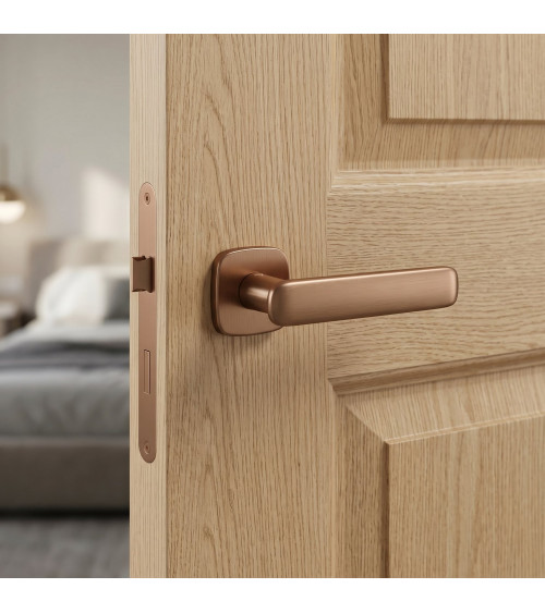 Maniglia per porta FLOW in rame maniglia design