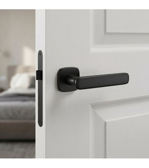Maniglia per porta nera FLOW maniglia design