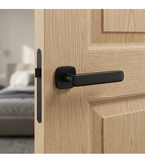 Maniglia per porta nera FLOW maniglia design