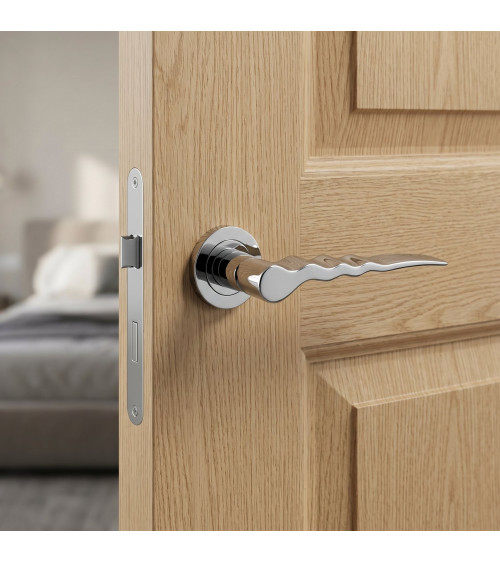 Maniglia per porta futuristica Ento Flow C3 maniglia di design