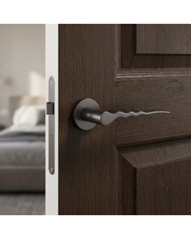 Maniglie per porte grafite Ento Flow C3