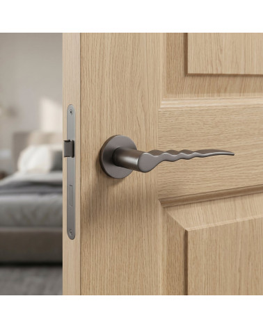 Maniglie per porte grafite Ento Flow C3