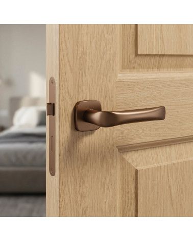 Maniglia per porta colore rame FOLD