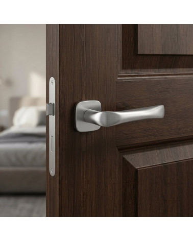 Maniglia per porta cromo satinato FOLD
