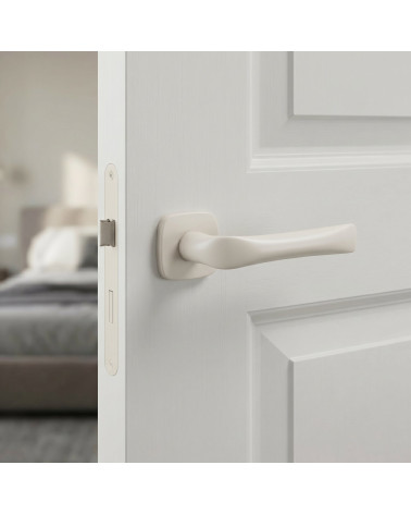 Maniglia per porta avorio FOLD