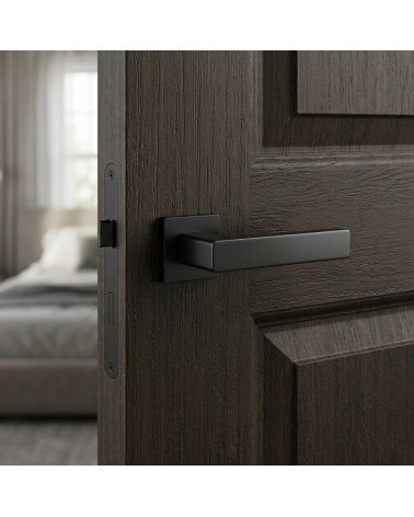 Maniglia per Porta Nera Elegante e Raffinata - Modello ERICA