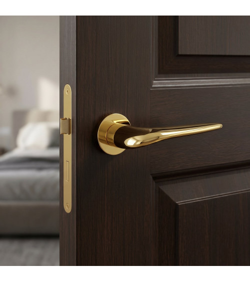Maniglia per porta oro lucido JULIA design