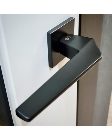 Maniglia per porta in cromo lucido - modello ICE - maniglia design