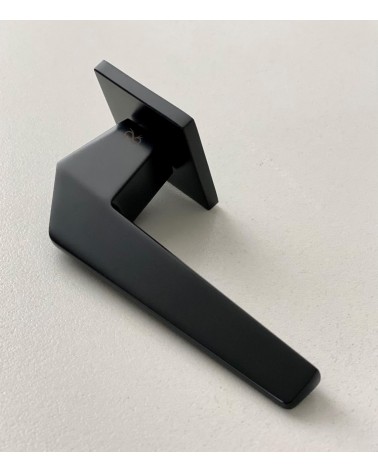 Maniglia per porta quadrata, modello futuristico in zamak - ICE - maniglia design