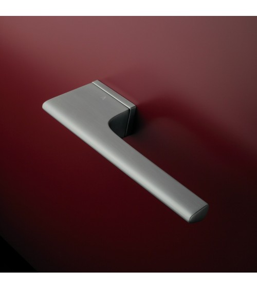 Maniglia per porta in cromo satinato LUPINA maniglia design