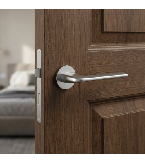 Maniglia per porta cromo satinato ANDREA design