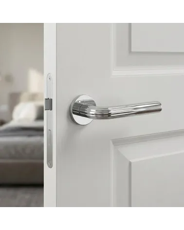 Maniglie per porta cromate Frella