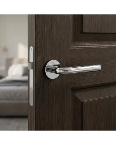 Maniglie per porta cromate Frella