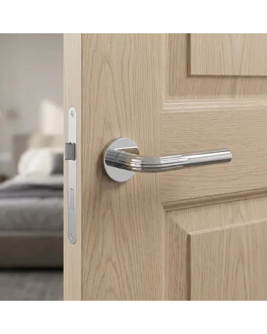 Maniglie per porta cromate Frella