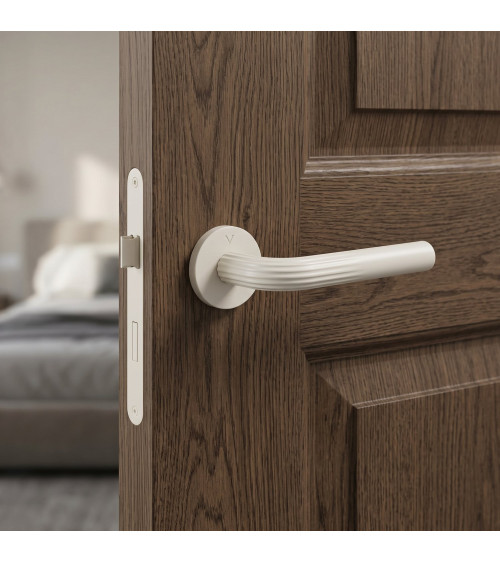 Maniglia per porta avorio Frella maniglia design