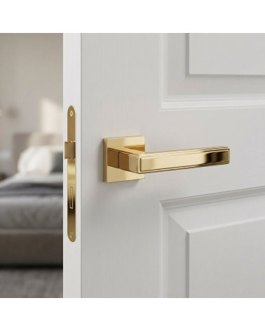 Maniglia per porta finitura oro lucido FRESIA