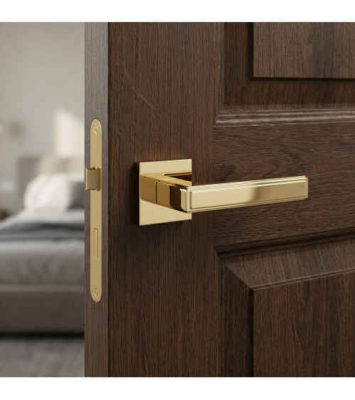 Maniglia per porta oro lucido FRESSIA design