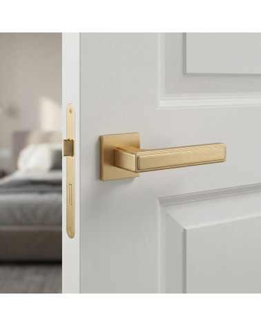 Maniglia per porta finitura oro satinato FRESIA