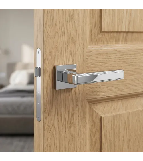 Maniglia per porta cromo lucido FRESSIA design