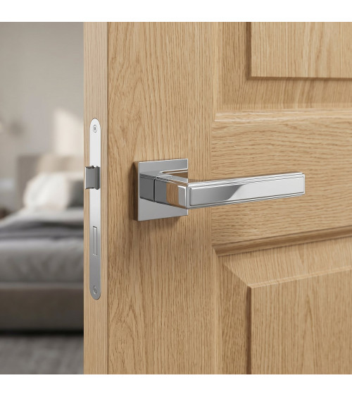 Maniglia per porta cromo lucido FRESSIA design