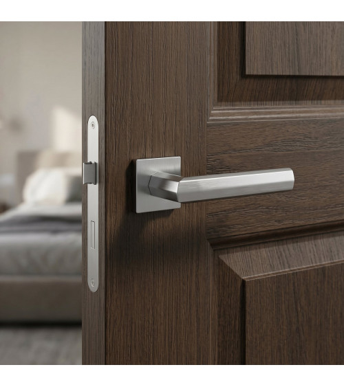 Maniglia per porta cromo satinato FRESIA maniglia design