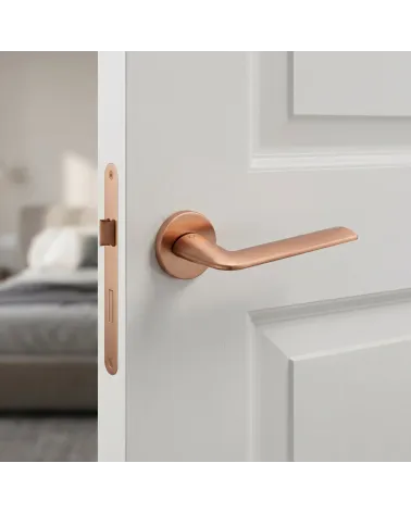 Maniglia per porta finitura rame STINGER rotonda
