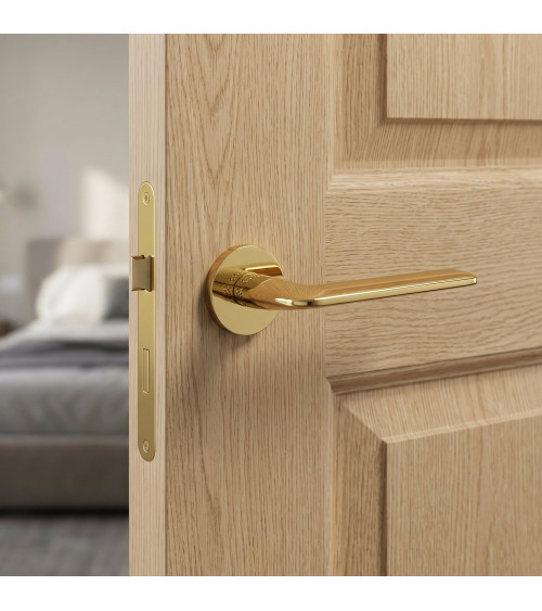 Maniglia per porta oro lucido Stinger - maniglia design