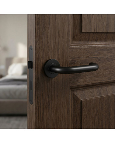 Maniglie per porta color nero OVAL 1704