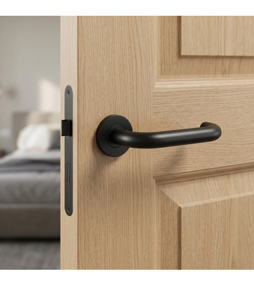 Maniglie per porta colore nero OVAL 1704