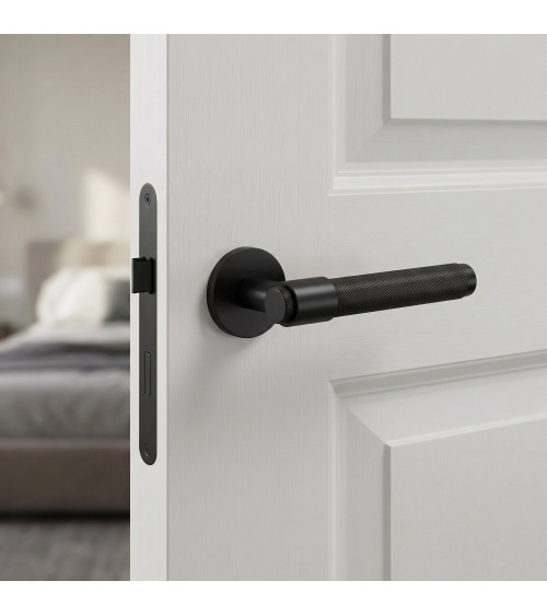 Maniglia per porta nera DECO design