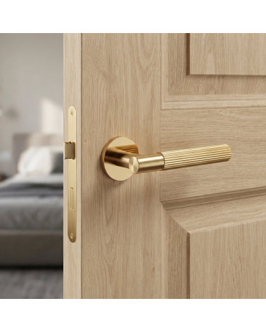 Maniglia per porta color oro lucido LIVIA