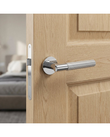Maniglia per porta dallo stile texturizzato LIVIA