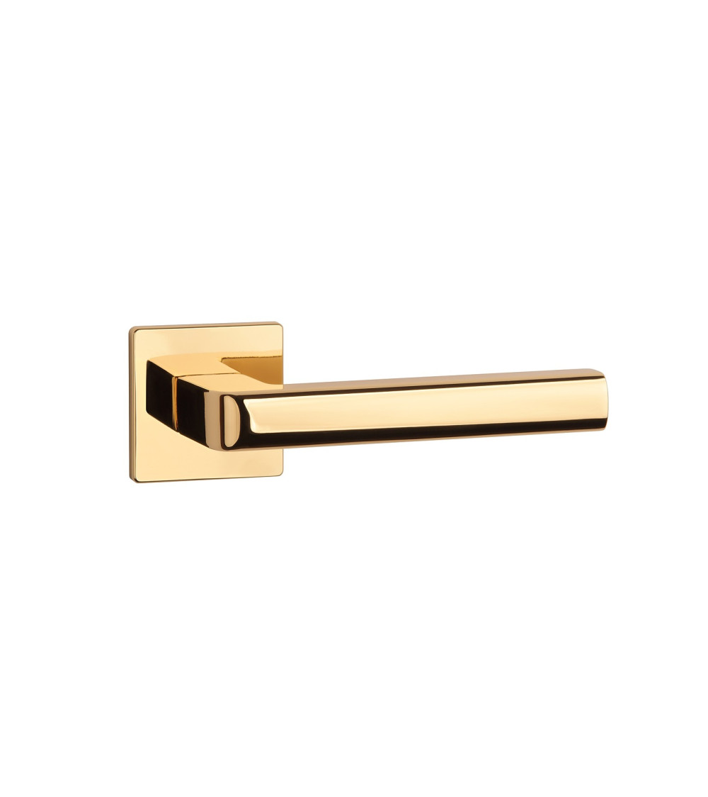 Maniglia per porta oro lucido SALICE ferramenta design