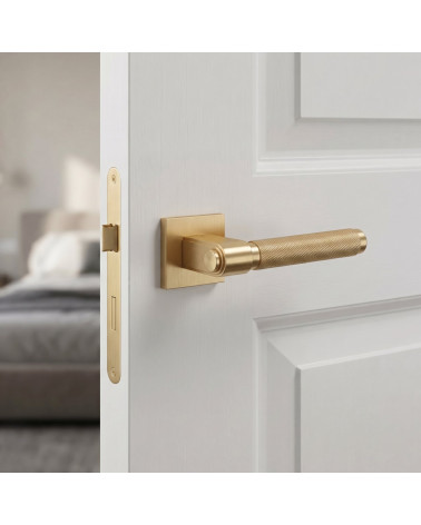 Maniglia per porta finitura oro satinato GRANADA