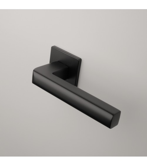 Maniglia per porta nera SALICE ferramenta design