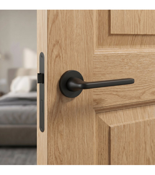 Maniglia per porta nera UTA design