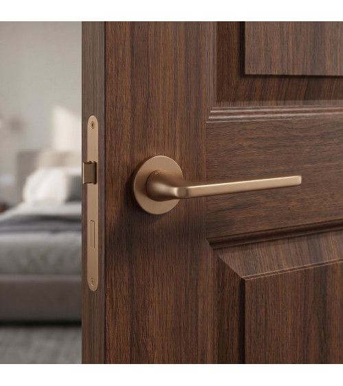 Maniglia per porta marrone chiaro UTA design