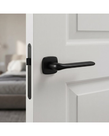 Maniglia per porta finitura nera FLAT