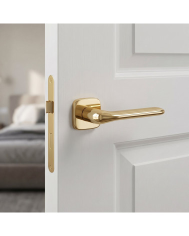 Maniglia per porta finitura oro lucido FLAT