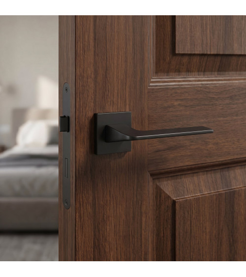 Maniglia per porta nera OMA design
