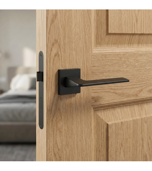 Maniglia per porta nera OMA design